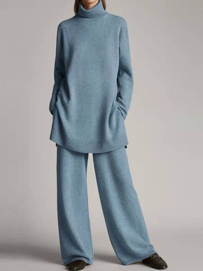 LUCY | TOP AND WIDE LEG PANTS CASUAL SET