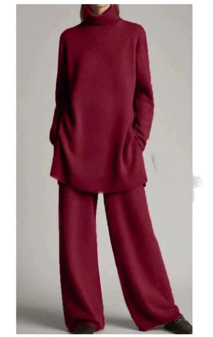 LUCY | TOP AND WIDE LEG PANTS CASUAL SET
