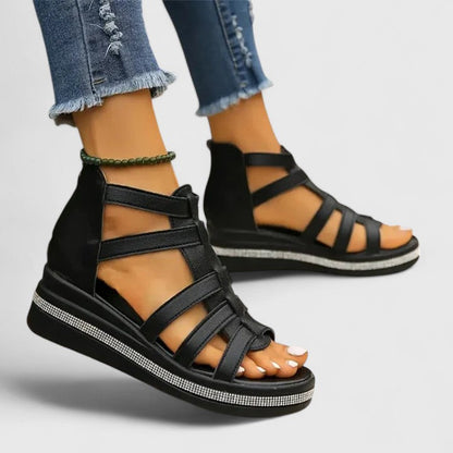 KENDALL | ORTHOPEDIC STRASS SANDALS